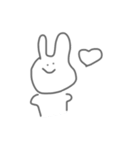 わりと平凡なうさぎ（個別スタンプ：4）