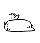 つかれてるしろいくま（個別スタンプ：1）