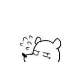 つかれてるしろいくま（個別スタンプ：10）