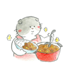 ぽちゃっとくりぃみーず 腹ペコver.（個別スタンプ：6）