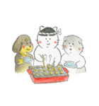 ぽちゃっとくりぃみーず 腹ペコver.（個別スタンプ：12）