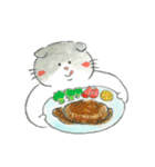ぽちゃっとくりぃみーず 腹ペコver.（個別スタンプ：13）