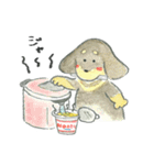 ぽちゃっとくりぃみーず 腹ペコver.（個別スタンプ：15）