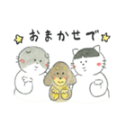 ぽちゃっとくりぃみーず 腹ペコver.（個別スタンプ：16）