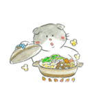 ぽちゃっとくりぃみーず 腹ペコver.（個別スタンプ：17）