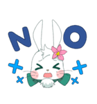 うさぎのリリーちゃんの挨拶！（個別スタンプ：6）