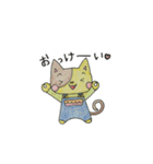 ねこ＆うさぎ＆ぶたの日常♫（個別スタンプ：3）