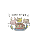 ねこ＆うさぎ＆ぶたの日常♫（個別スタンプ：39）