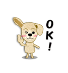 トイプードル ラウちゃんの可愛いスタンプ（個別スタンプ：1）