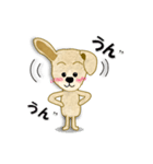 トイプードル ラウちゃんの可愛いスタンプ（個別スタンプ：4）