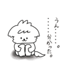 まっしろわんこのモップくん（個別スタンプ：22）