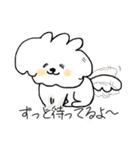 まっしろわんこのモップくん（個別スタンプ：37）