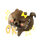 ポメのもこ。（個別スタンプ：7）