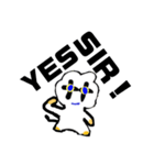 ホワイト ライオン サラマンダー（個別スタンプ：36）