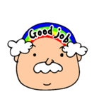 幸せな虹のおじいさん（個別スタンプ：8）