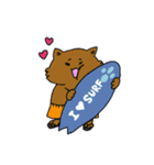 アニマル サーファー（個別スタンプ：3）