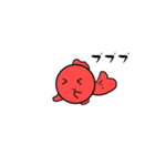 気まぐれ金魚25%（個別スタンプ：9）