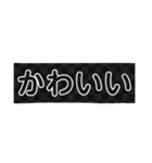 市松模様柄スタンプ（個別スタンプ：34）