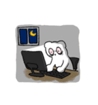 率直な猫、コミ（個別スタンプ：11）