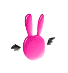 ぷるっと原石うさぎ jungle編（個別スタンプ：9）