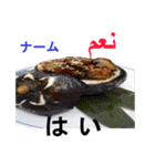 食べ物の写真 アラビア語と日本語（個別スタンプ：5）