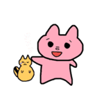 ウサギさんとその家族（個別スタンプ：8）