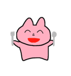 ウサギさんとその家族（個別スタンプ：9）