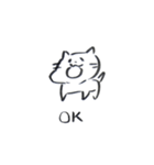 あごのはずれたねこ（個別スタンプ：9）
