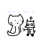 幽霊猫 レオナルド 可愛い（個別スタンプ：10）