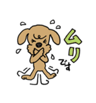 トイプー「マル」基本セット（個別スタンプ：12）