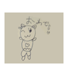 にゃんころぺたころろっく ねこりん（個別スタンプ：3）