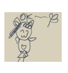 にゃんころぺたころろっく ねこりん（個別スタンプ：5）