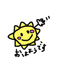 落書きニコちゃん日常会話（個別スタンプ：1）