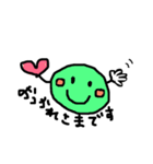 落書きニコちゃん日常会話（個別スタンプ：16）