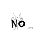 がしつのわるいねこ（個別スタンプ：1）