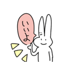 ウサギのスタンプをかきました（個別スタンプ：13）