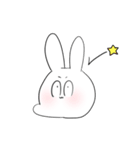 へんなうさぎ。（個別スタンプ：4）