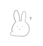 へんなうさぎ。（個別スタンプ：11）
