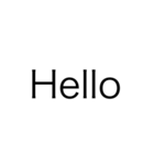 英語:]（個別スタンプ：1）