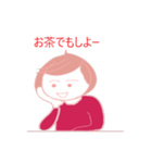 ほおづえさん（個別スタンプ：34）