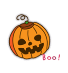 ハッピーハロウィン (うさぎ)（個別スタンプ：5）