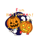 ハッピーハロウィン (うさぎ)（個別スタンプ：8）