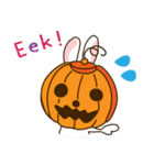 ハッピーハロウィン (うさぎ)（個別スタンプ：13）