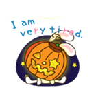 ハッピーハロウィン (うさぎ)（個別スタンプ：18）