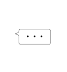 強調したい文字だけ一言。（個別スタンプ：37）