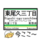 都電荒川線 気軽に今この駅だよ！からまる（個別スタンプ：8）