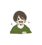 男の子としろくまとリス（個別スタンプ：21）