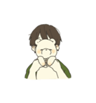 男の子としろくまとリス（個別スタンプ：29）