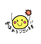 落書きニコちゃん日常会話2（個別スタンプ：1）