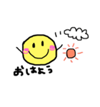落書きニコちゃん日常会話2（個別スタンプ：3）